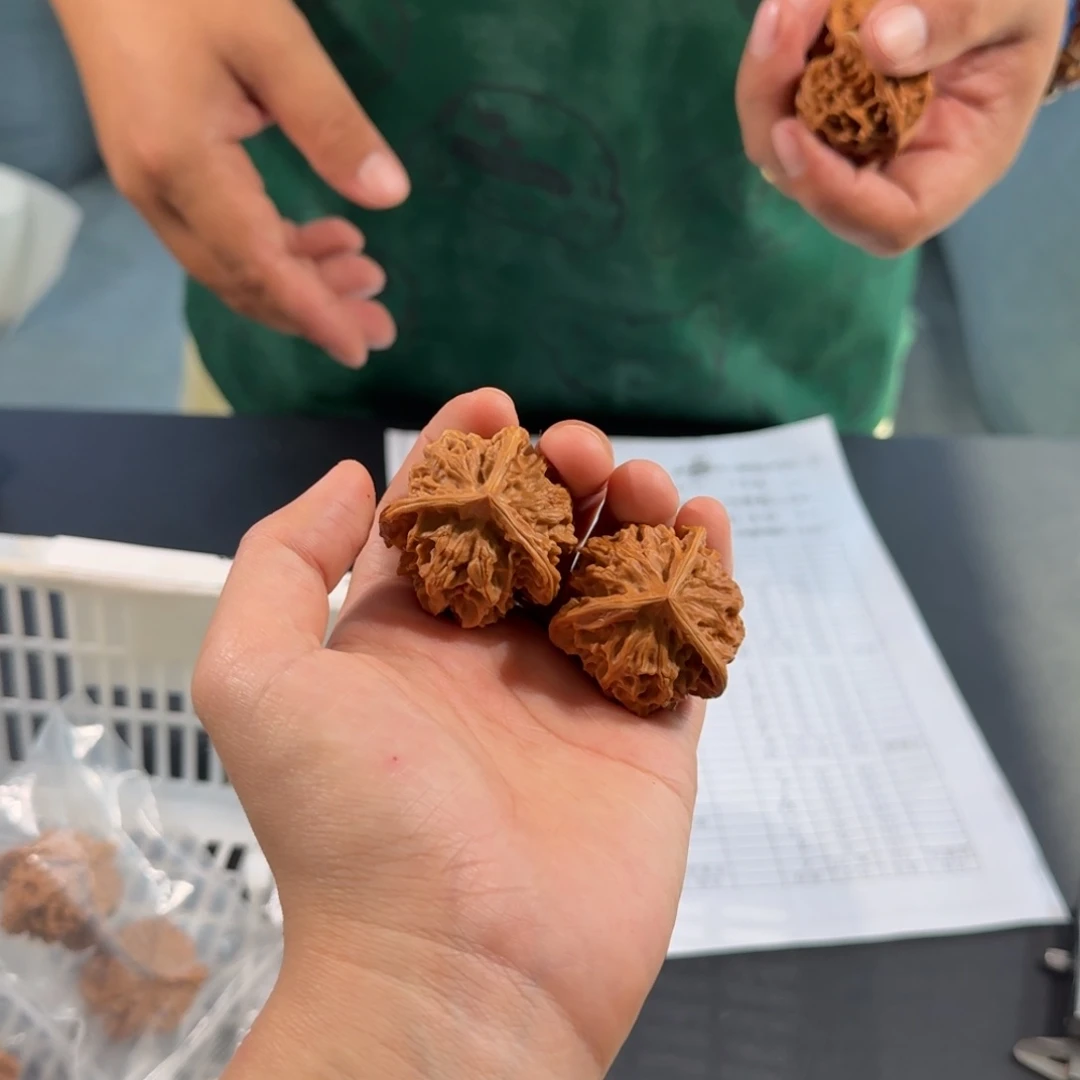 文玩核桃把件三棱5号36-38mm盘山三棱