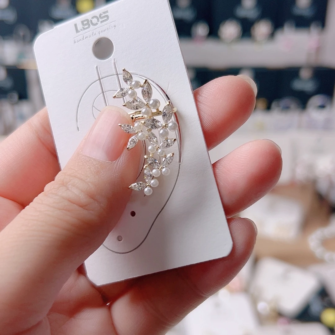 琉璃纯铜合金耳环的