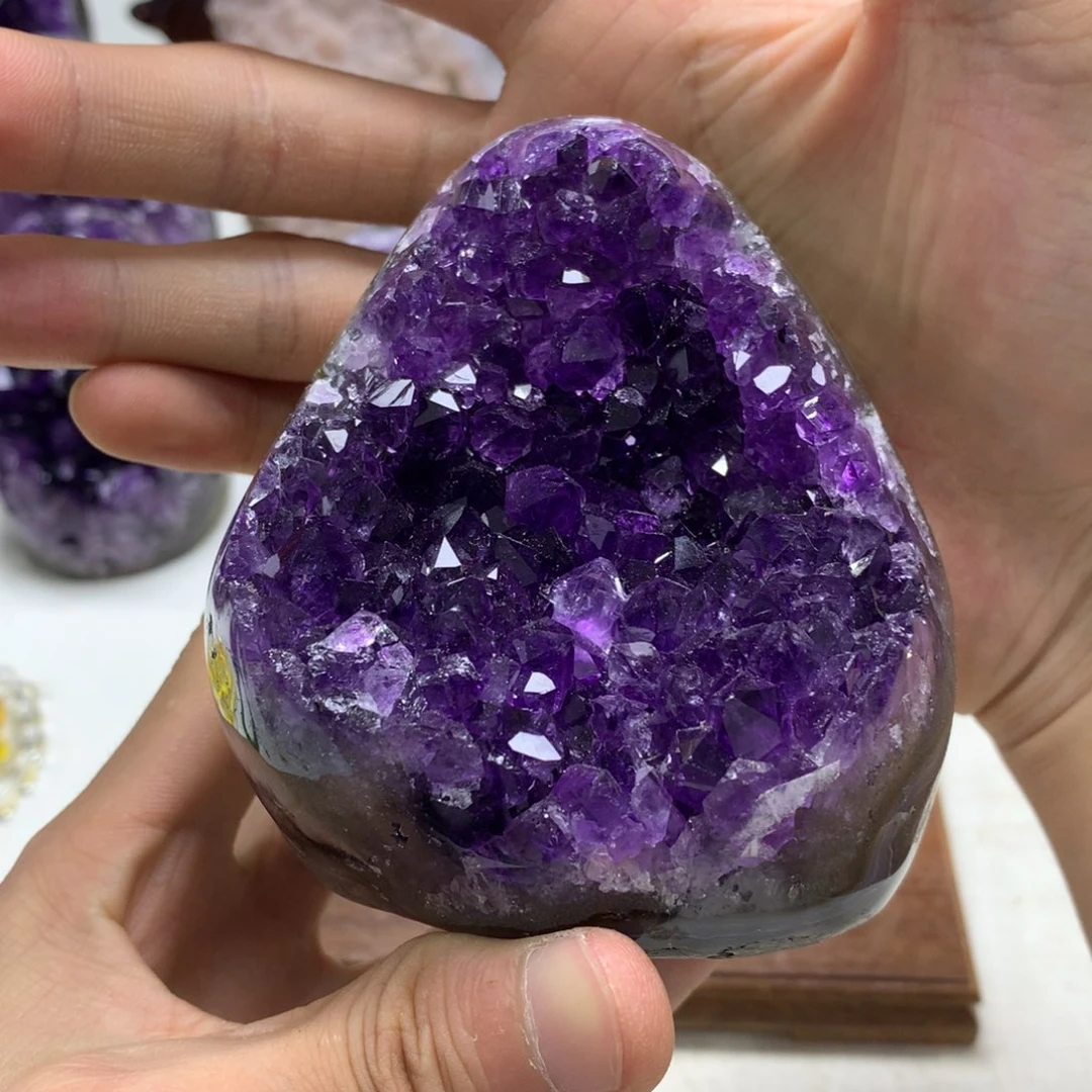 紫晶珠宝半成品未镶嵌