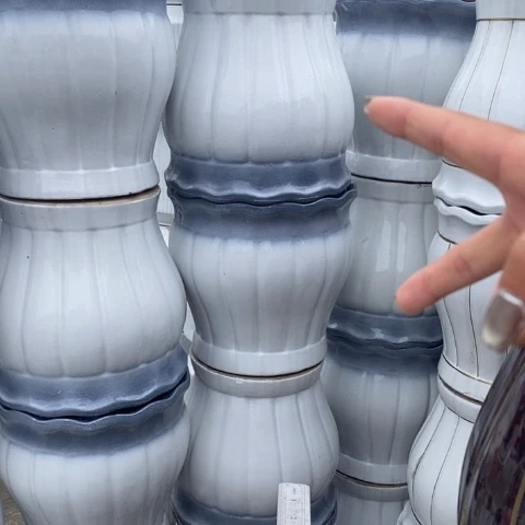 低腰花口渐变灰南瓜特大 口40/40（2个）