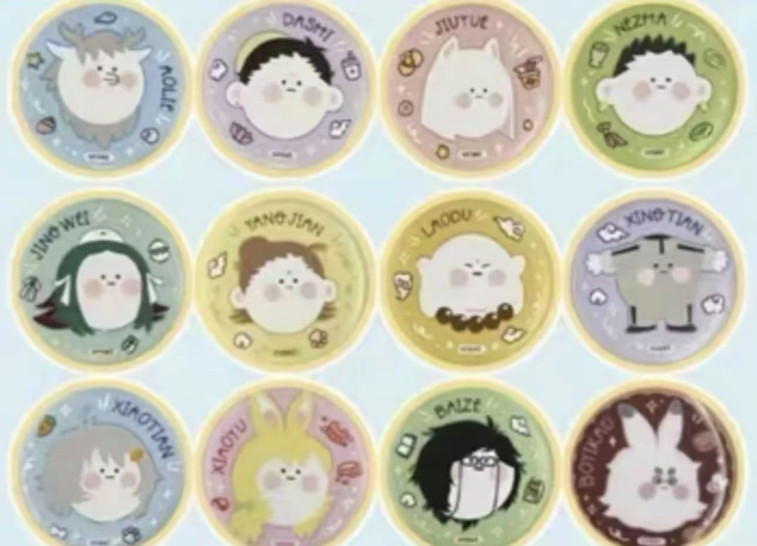 非人哉团子系列徽章盲盒