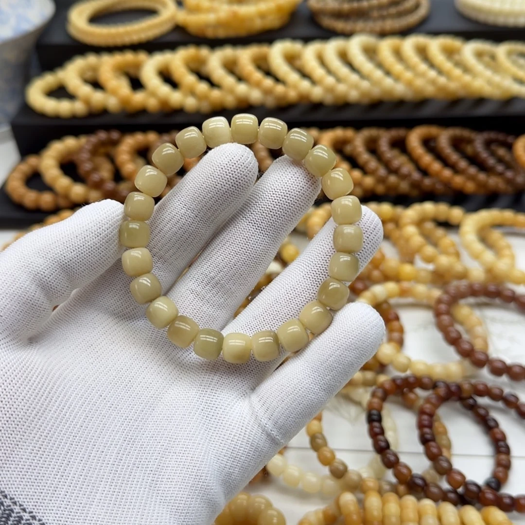 菩提根/象牙果手串9*10鬼工5年
