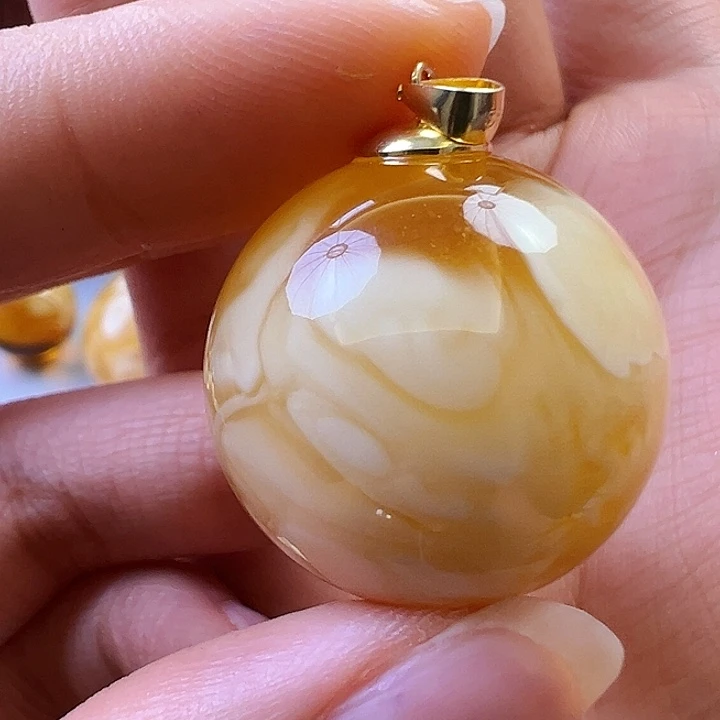 未镶嵌颈饰蜜蜡蜜蜡