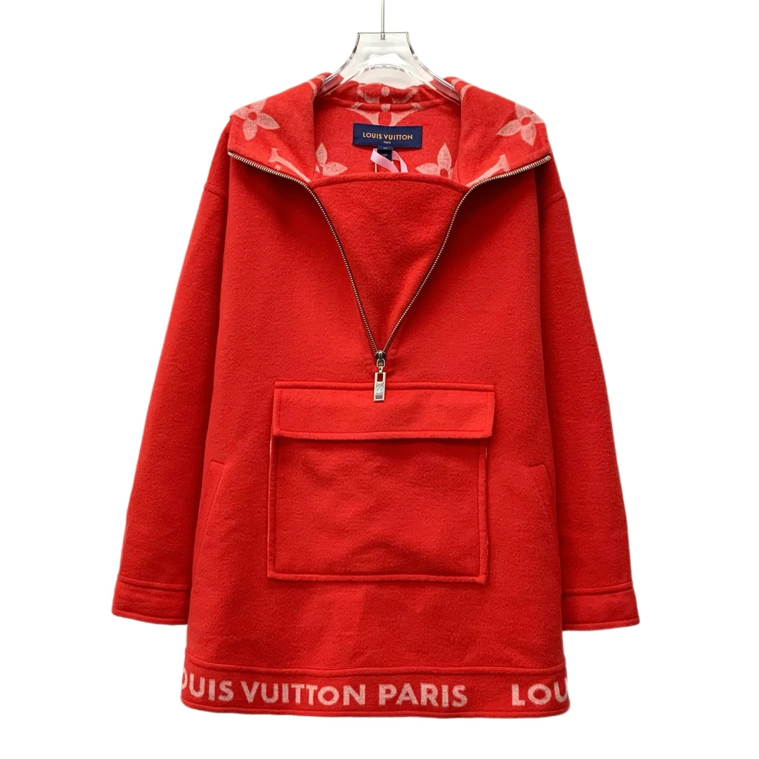99新 LouisVuitton/路易威登 FW0107 红色logo夹克外套 34 XXS码