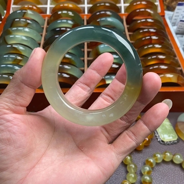 F***d蛇纹石玉未镶嵌手镯手串戒指吊坠