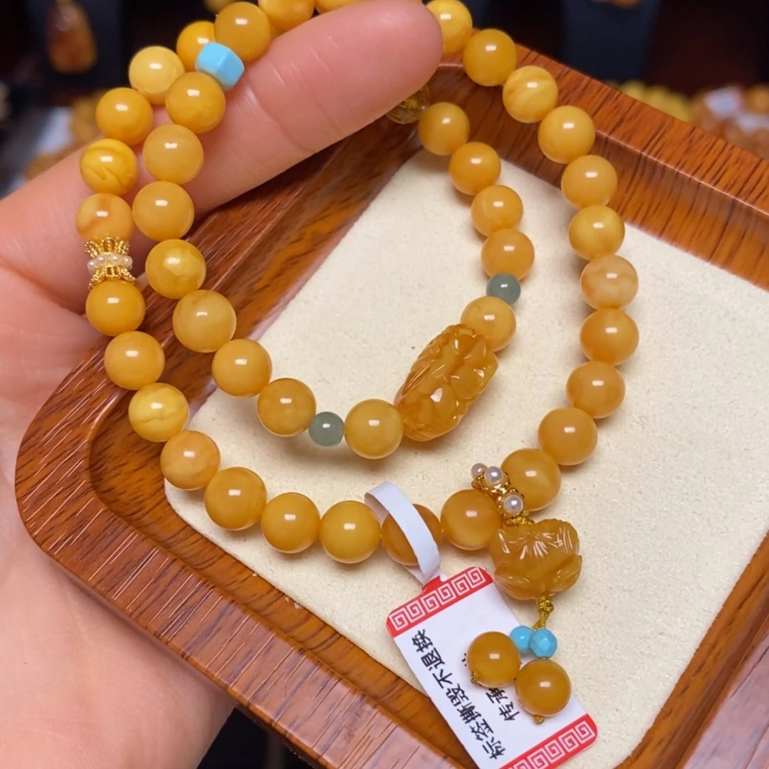 【闪购商品】蜜蜡手链未镶嵌手串