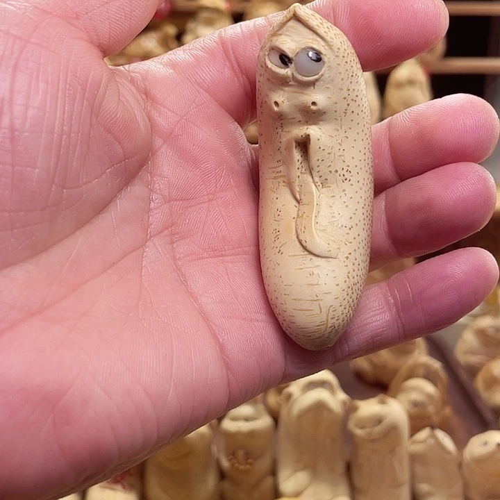 竹竹根雕爆笑虫子