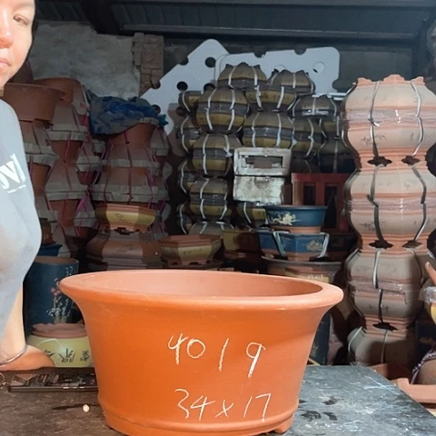 紫砂花盆大碗盆一个