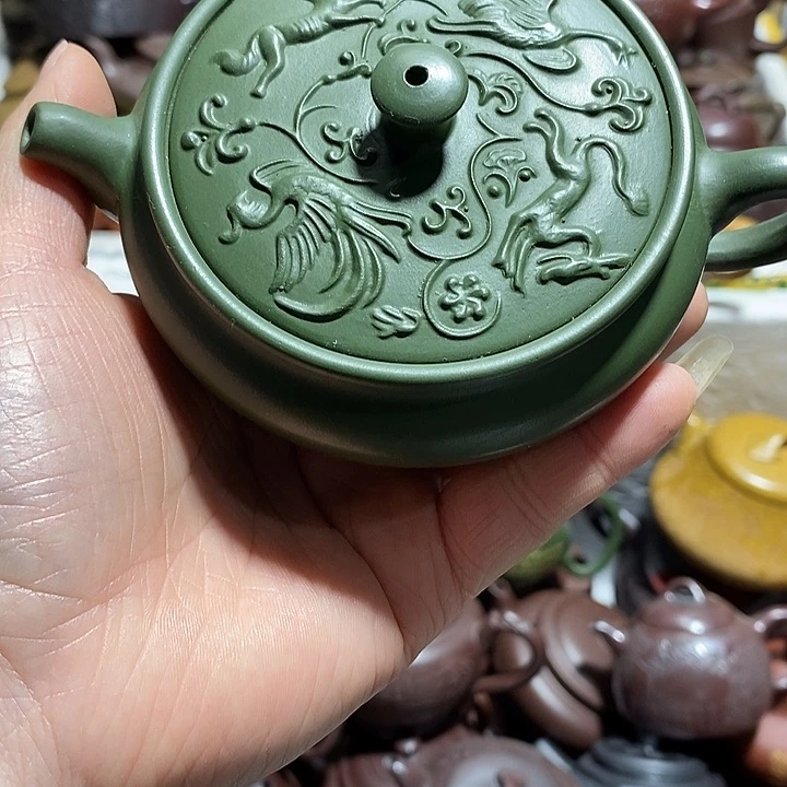 紫砂茶壶微瑕微笑