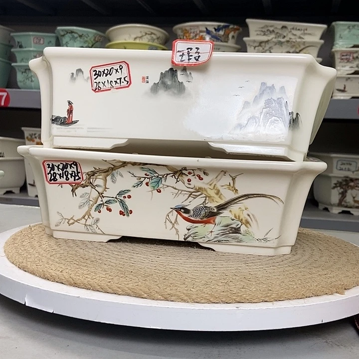 紫砂紫砂花盆1358