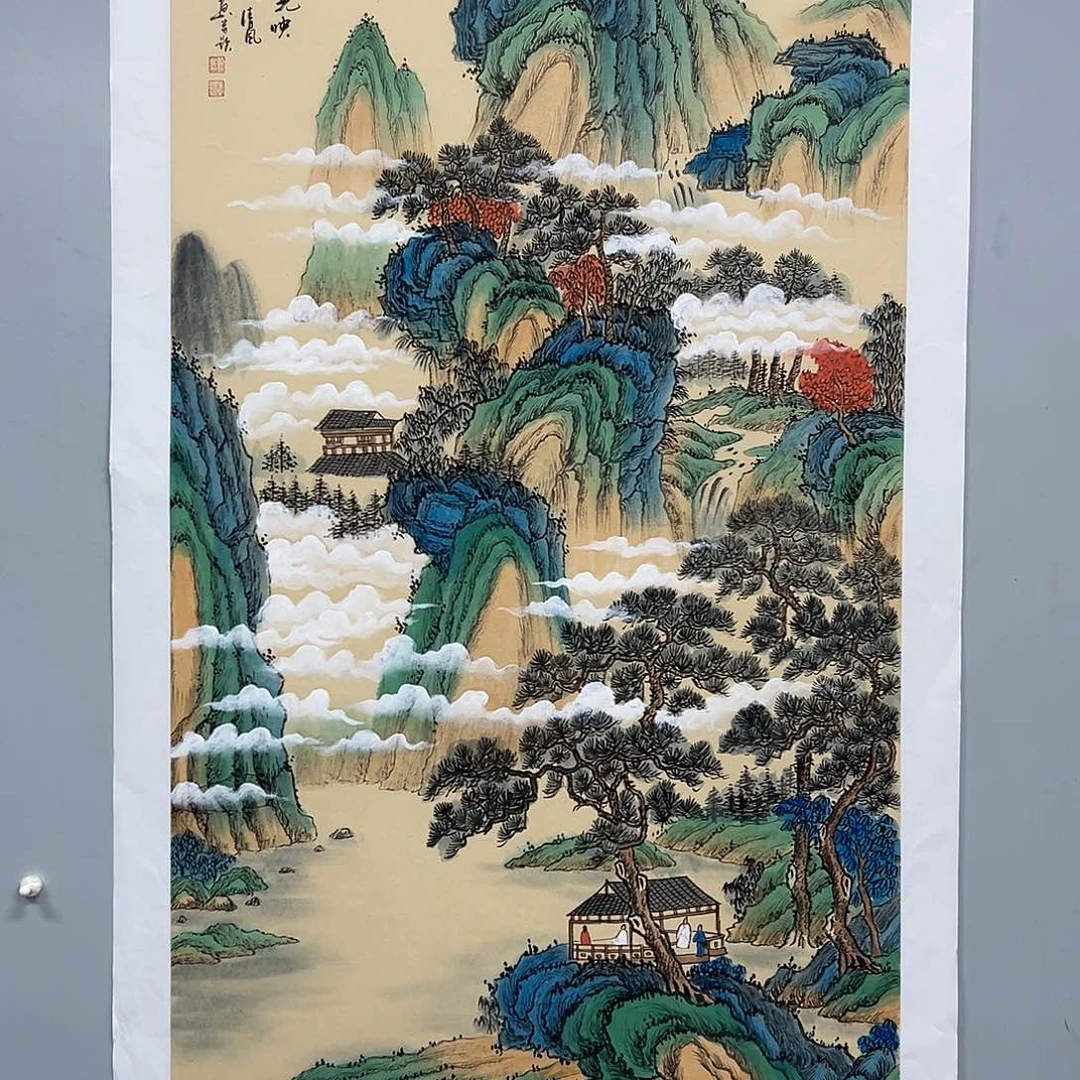 国画W精品作品山水