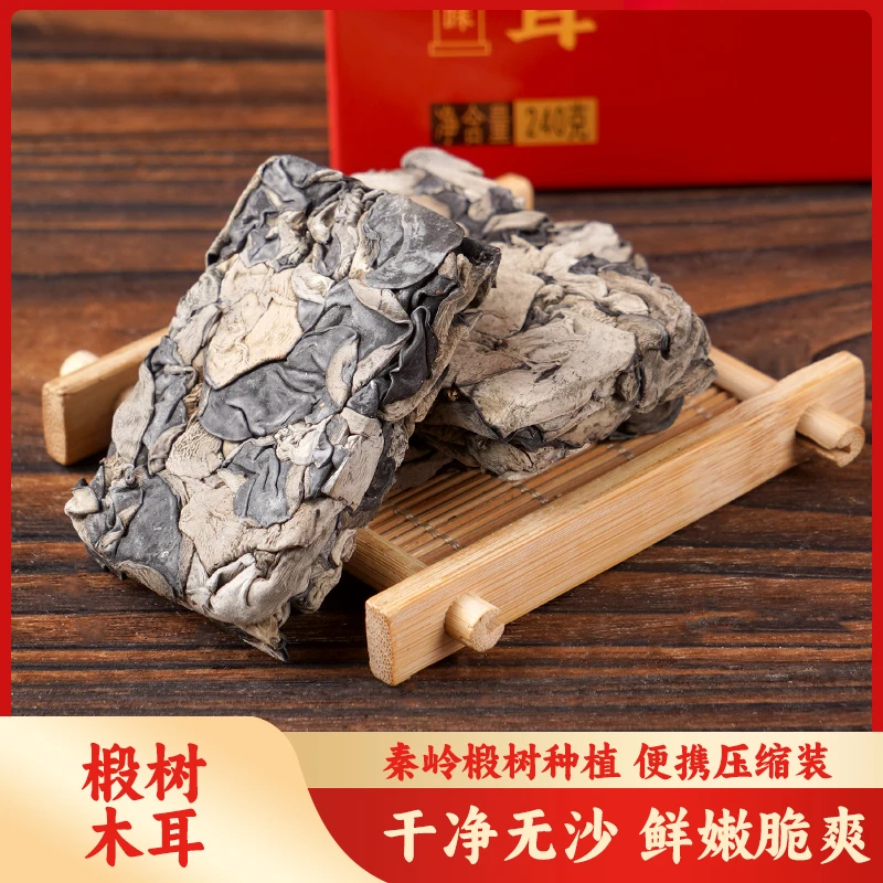 精选秦岭椴木耳秦岭深山椴木孕育肉厚无根的椴木耳鲜到像现摘