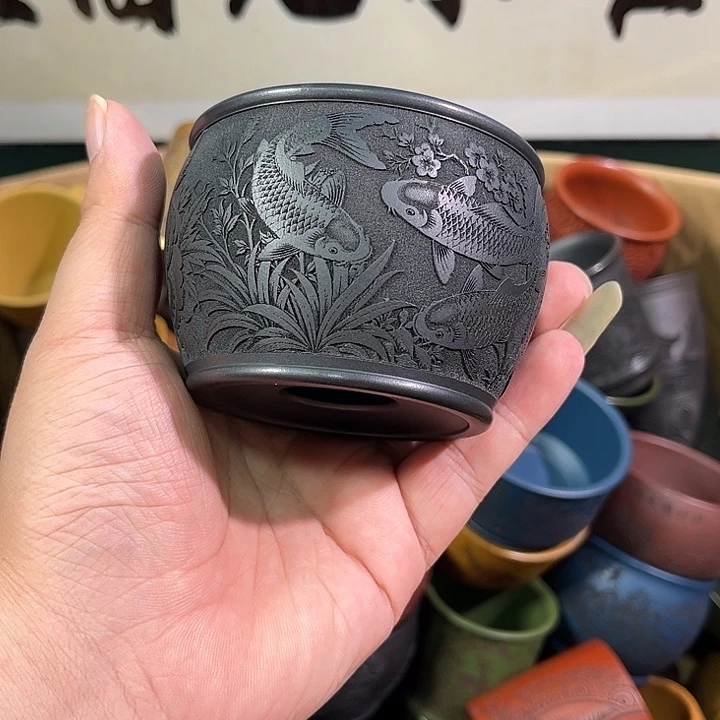 茶杯紫砂全手工紫砂主人杯