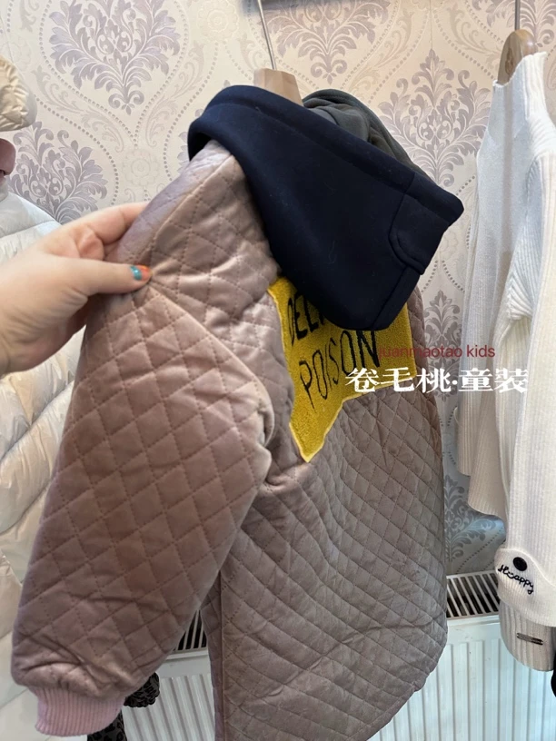 高货连帽丝绒大衣