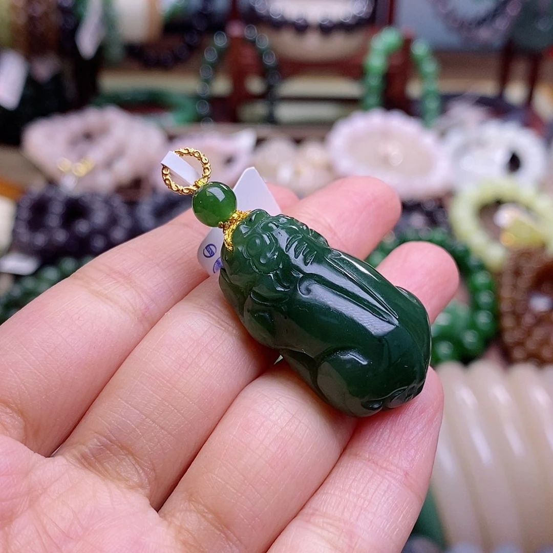 和田玉未镶嵌颈饰早间清货福利碧玉