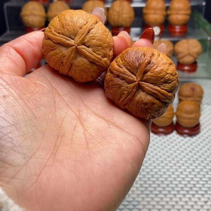 文玩核桃把件4四炸