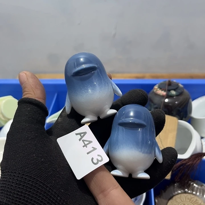 葉****瓷片茶摆件工艺品摆件666