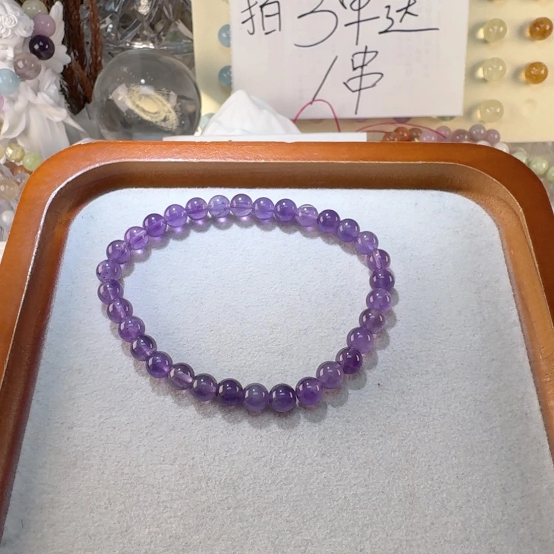 烟晶手链银S925镶嵌