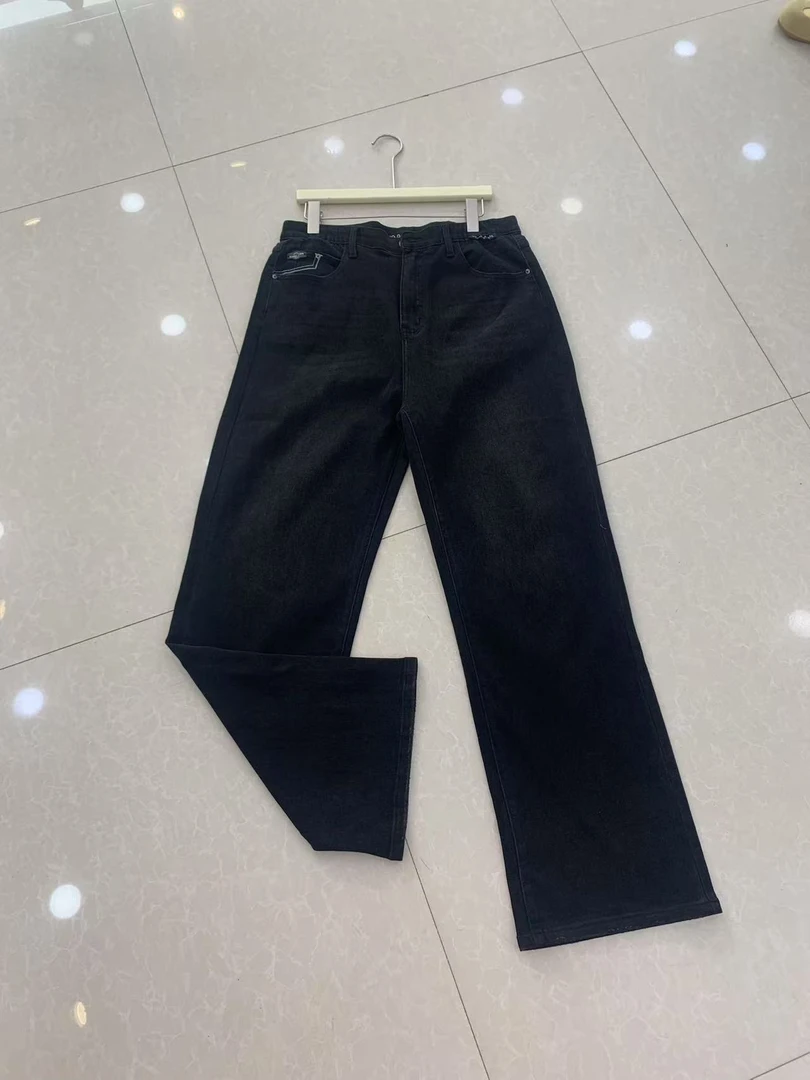 二姐家009栢8786百搭高腰牛仔裤