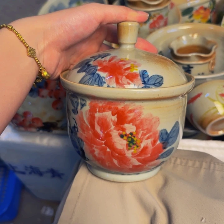 瓷片景德镇陶瓷手工手绘