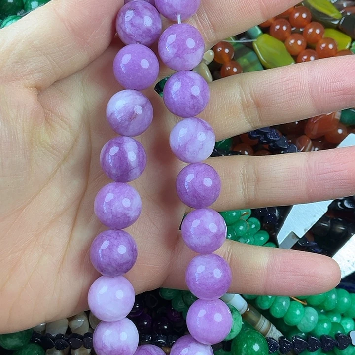 查罗石算珠合金卡14紫一条