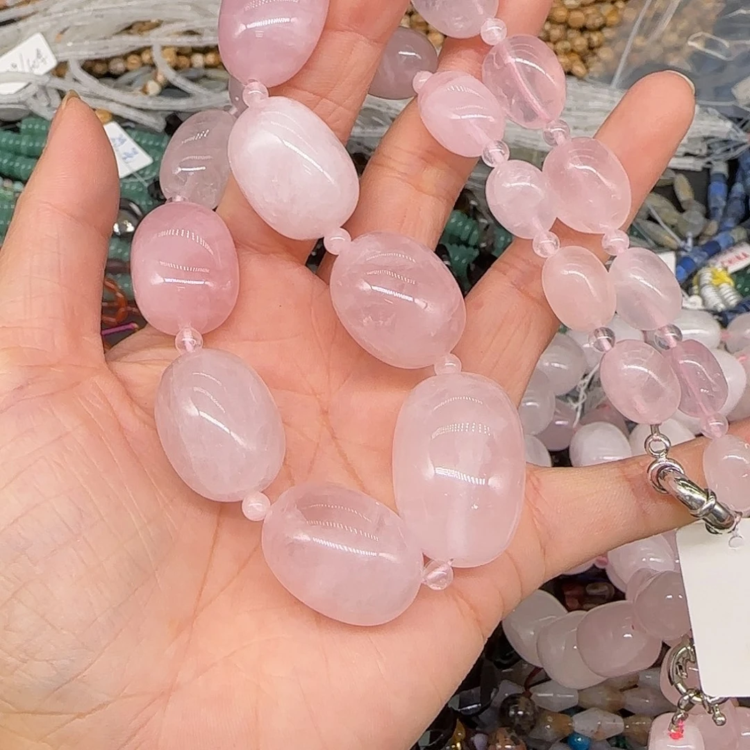 玛瑙/玉髓合金珠宝半成品马粉项链一条