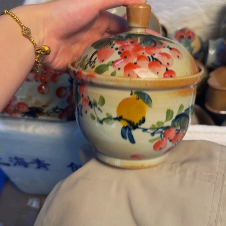 瓷片景德镇陶瓷手工手绘