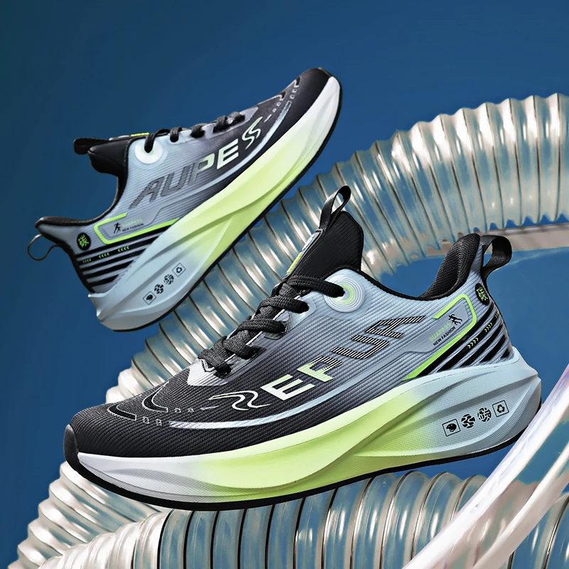 运动鞋休闲男鞋超轻透气网面减震跑步鞋轻便软底专业训练竞速跑鞋