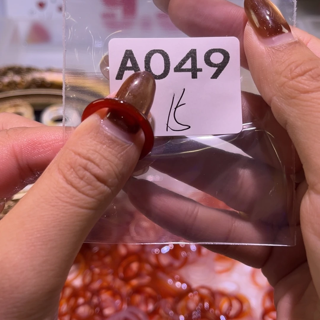 玛瑙/玉髓未镶嵌戒指049