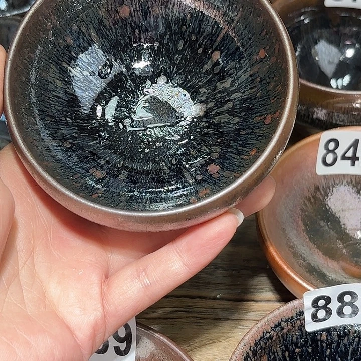 善***姐茶盏沐雨茶器柴烧主人杯