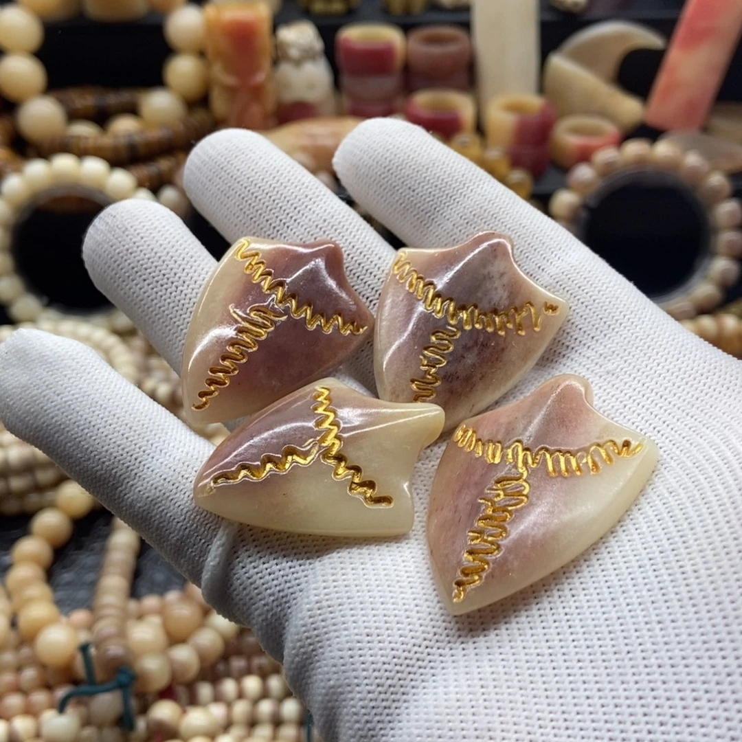 驼骨手串/手链驼骨雕刻三界牌