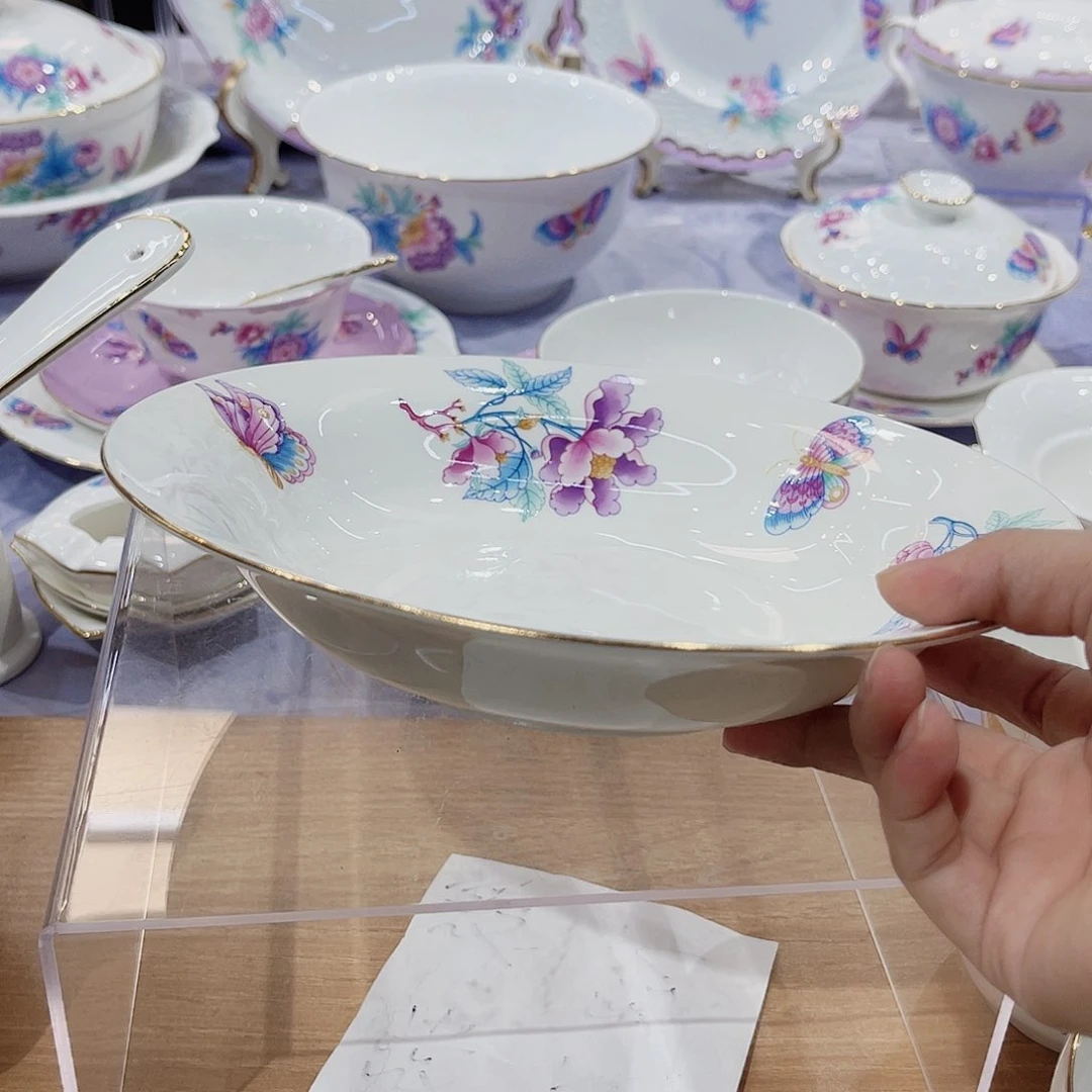 36%以上骨粉骨瓷8英寸汤盘