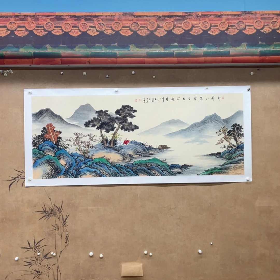 国画手绘国画，精品山水