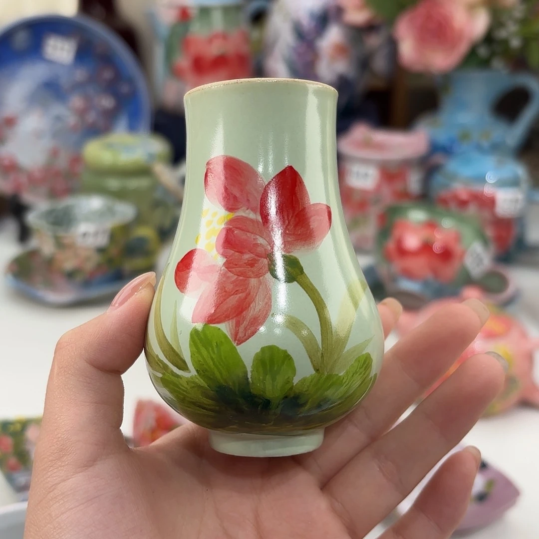 景德镇手绘高温釉下彩陶瓷茶具