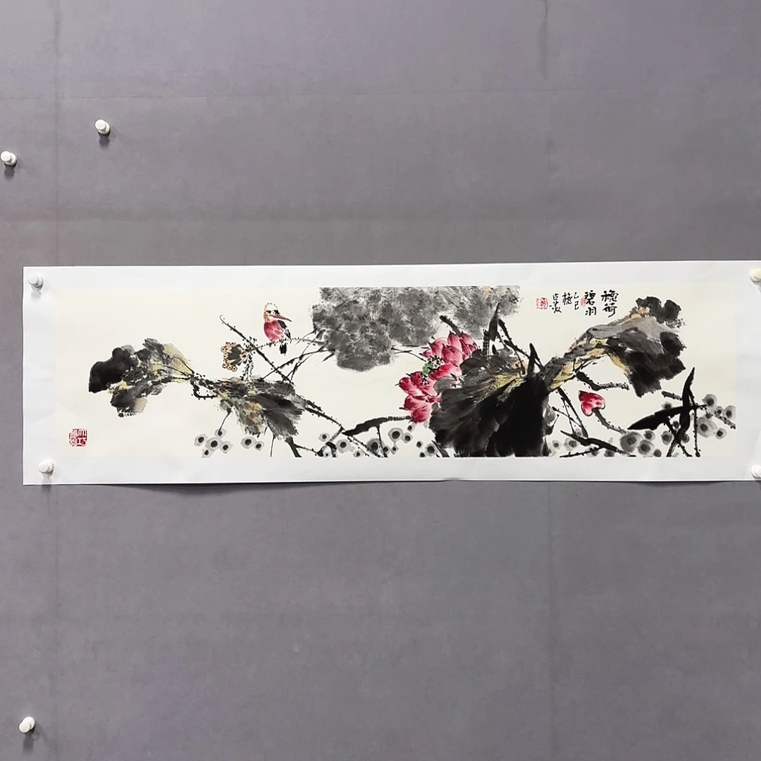 国画亲笔手绘放心去藏