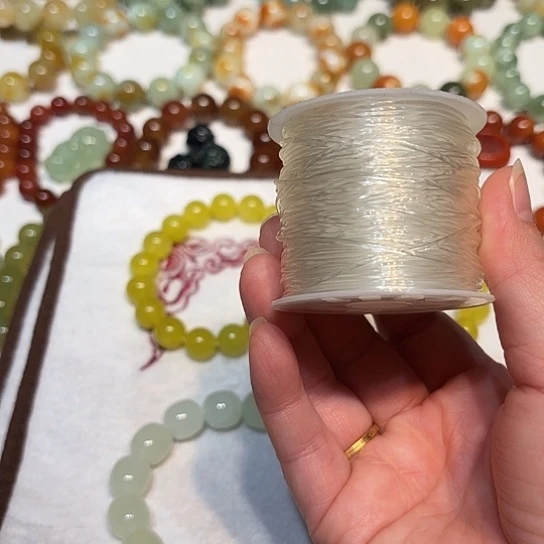 雪***花蛇纹石玉未镶嵌手串