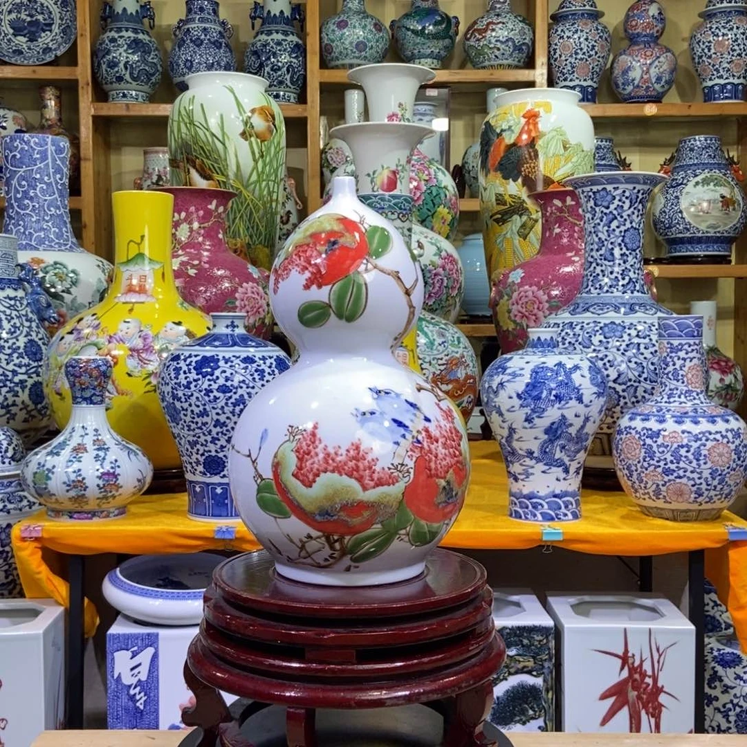 瓶景德镇陶瓷花瓶摆件