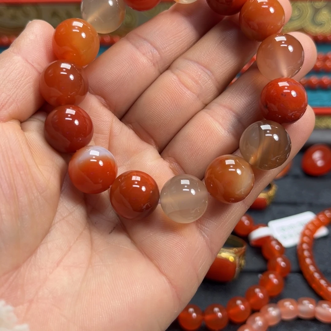 南红玛瑙未镶嵌手串