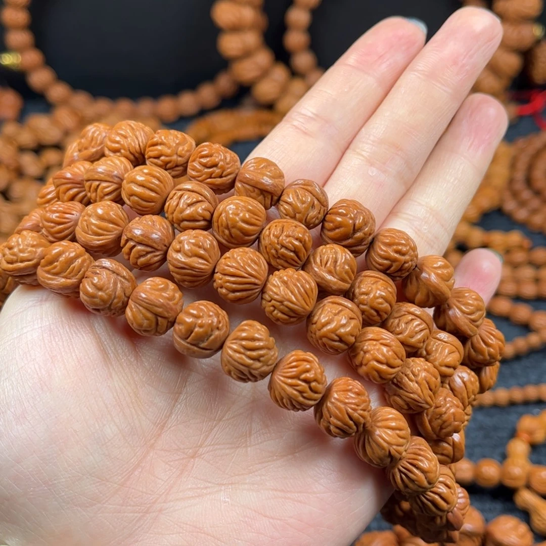 盛***实桃核手串A3链接手串