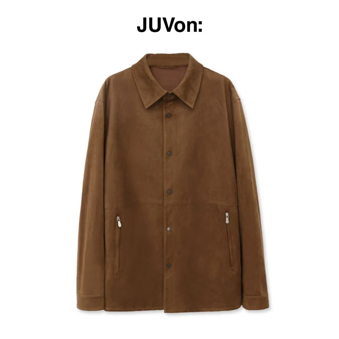 JUVon：25FW【麂皮绒】衬衫式外套JV0014
