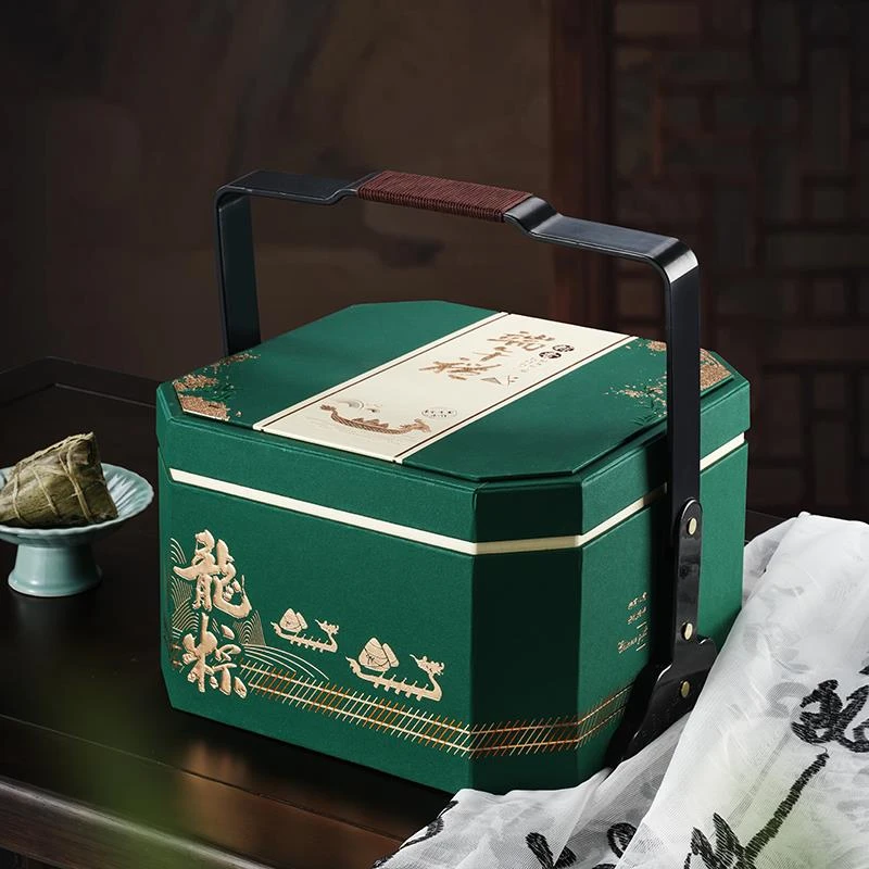 2025端午粽子包装盒礼盒空盒高端通用咸鸭蛋肉粽礼品盒酒店可定制