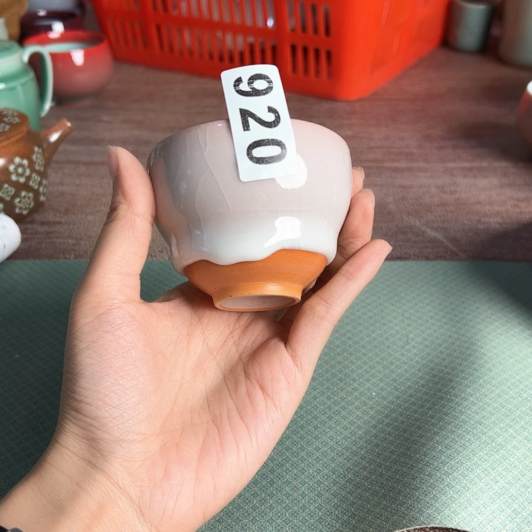 龙泉云间青瓷小米茶器
