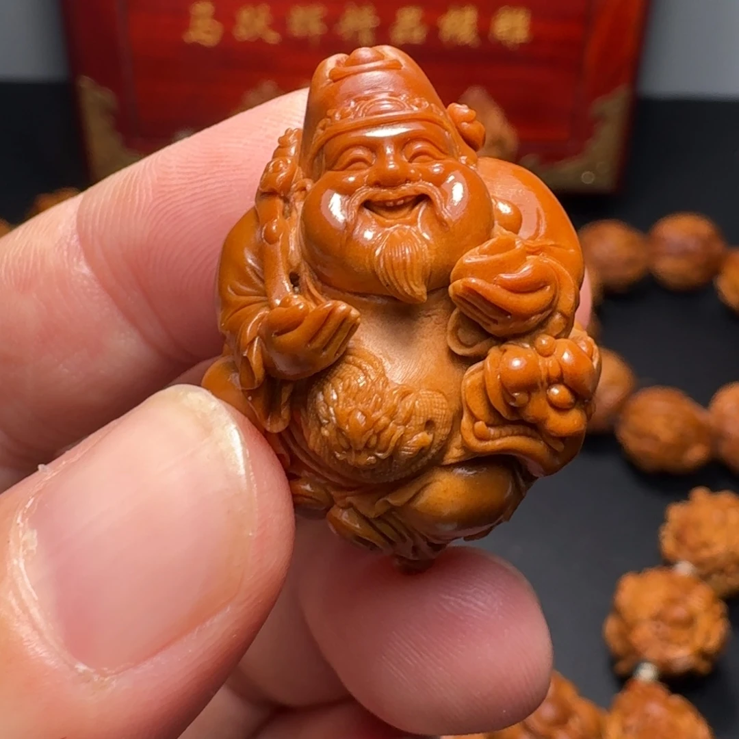 河***民手串/手链橄榄核财神
