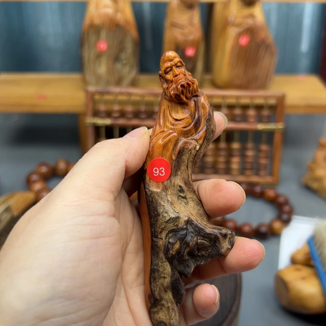 天***州木崖柏木摆件手把件