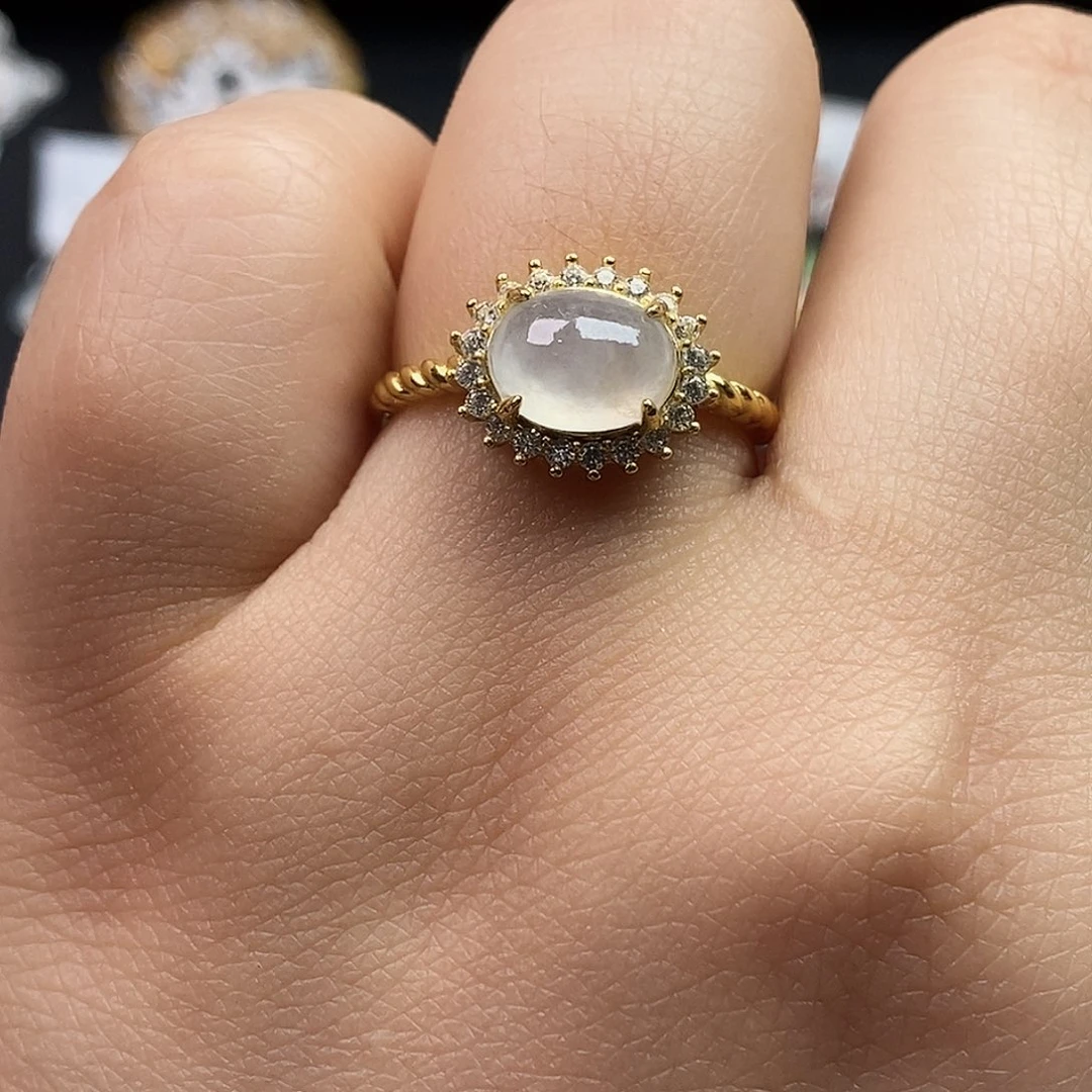 翡翠未镶嵌戒指翡翠