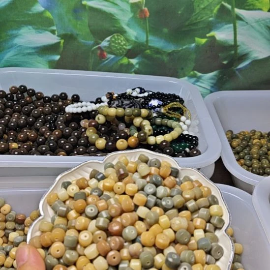 白玉菩提手串白玉菩提9多宝直切200颗