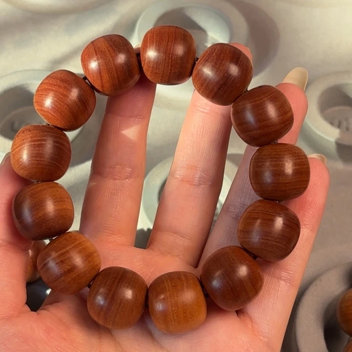 凯***檀香木1.8圆珠老山檀红肉奶香奶甜