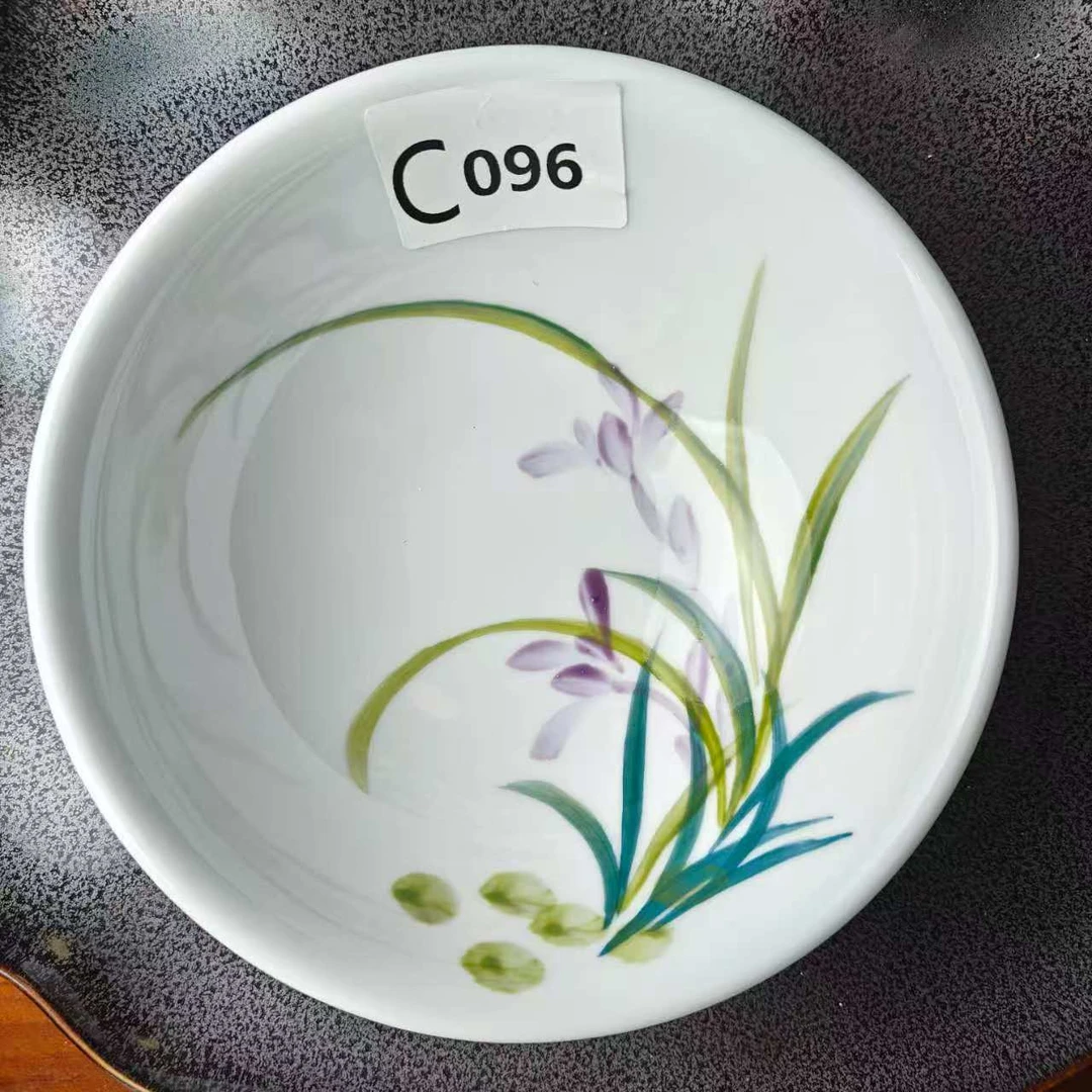 景德镇手绘釉中彩（食品级）壮壮碗彩绘瓷碗釉下彩餐具陶瓷096