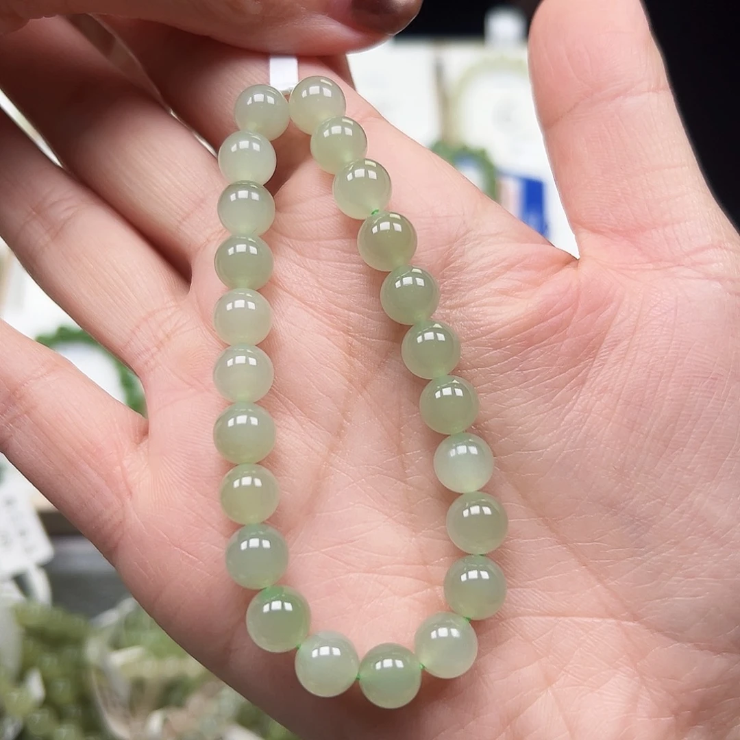 岚***岚和田玉未镶嵌手链