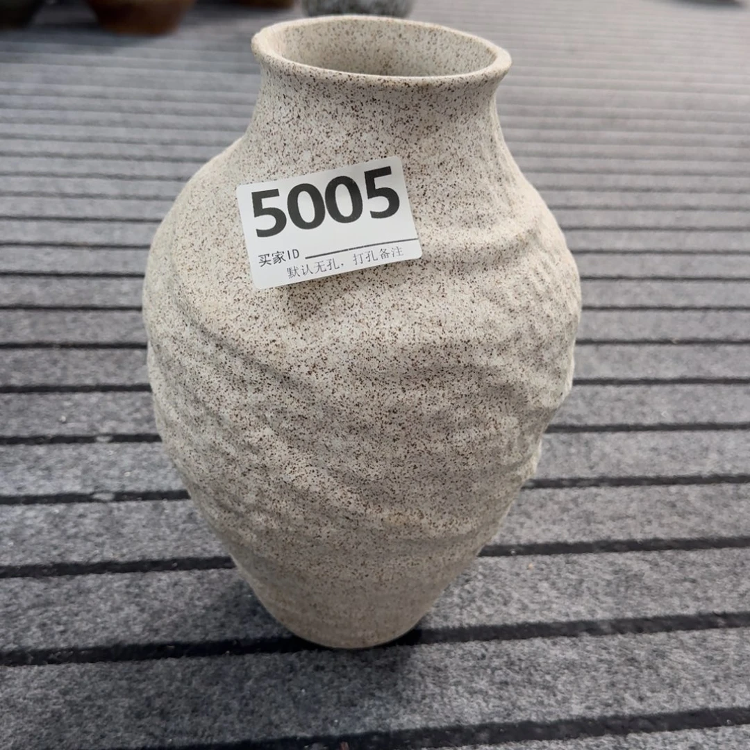 调***皮摆件景德镇高温花瓶编码5005高28口8默认无孔